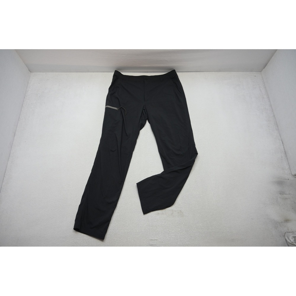 REI Co-op Sahara Path Pants Mens 36x32 Black Stretch Hiking Outdoor Excellent
